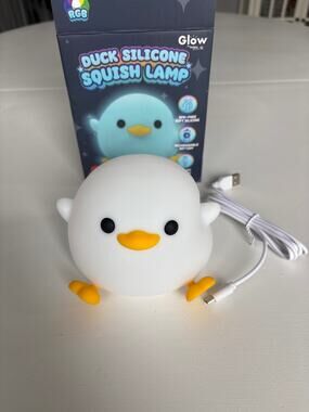 Duck Touch Lamp Calming Night Light for Kids! Colors change!
